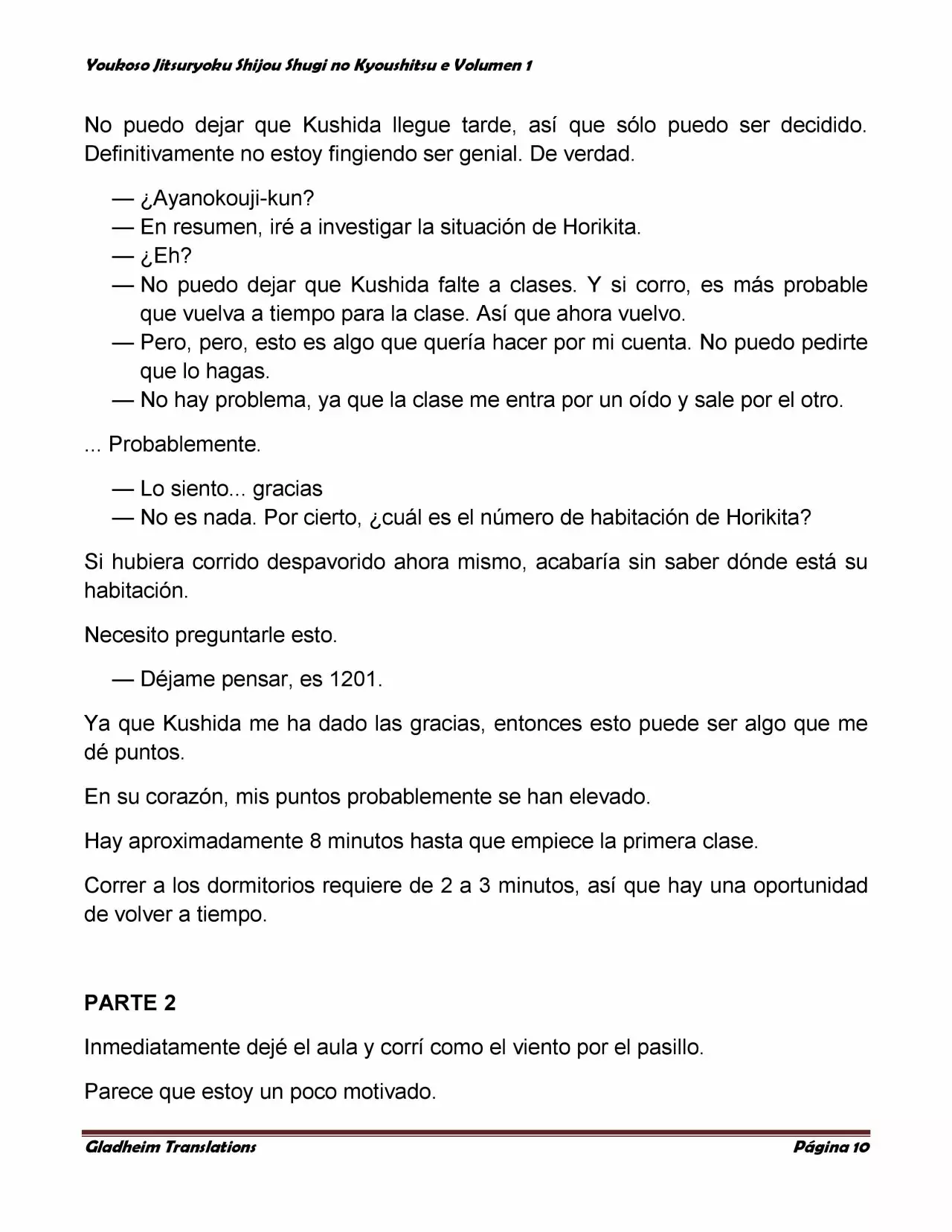 Página 10 del Manga