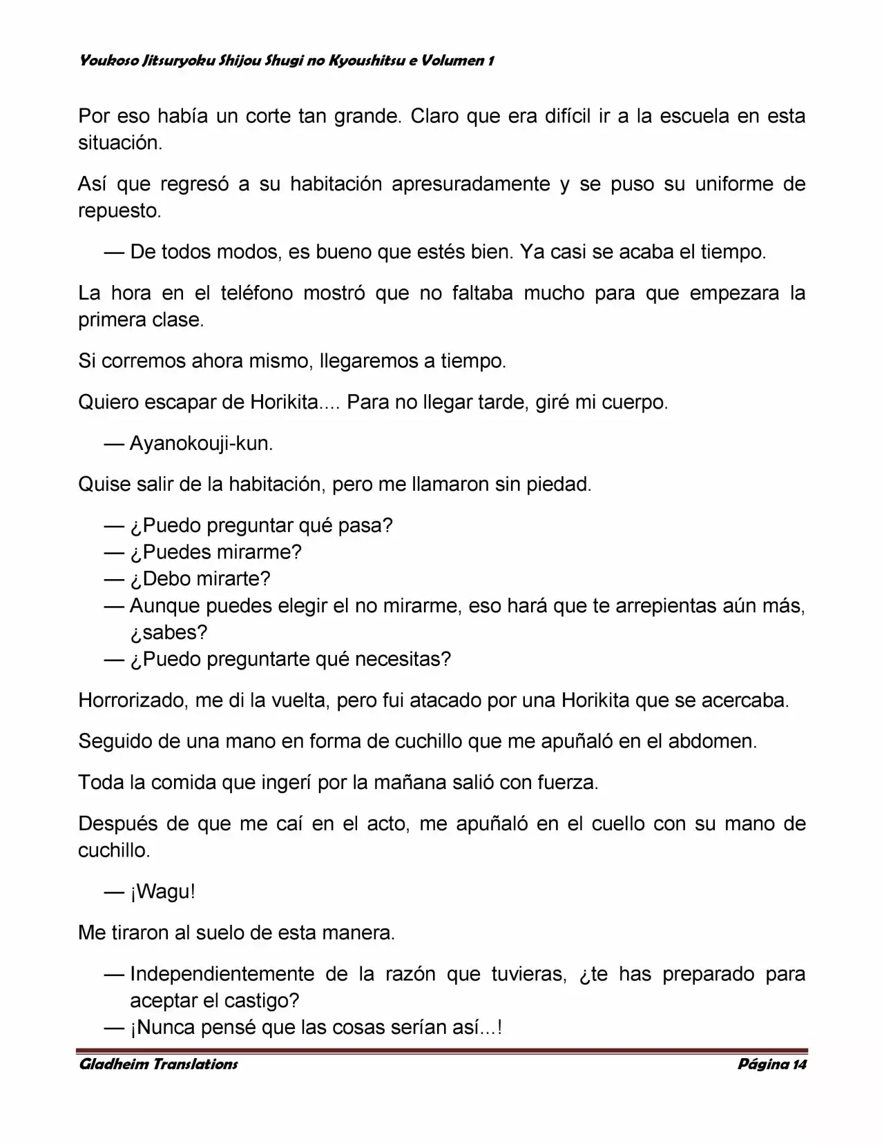 Página 14 del Manga