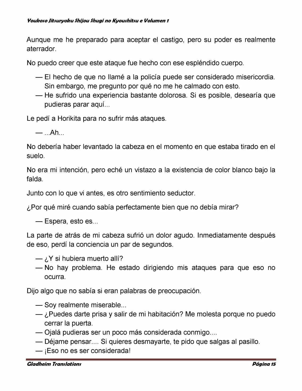 Página 15 del Manga