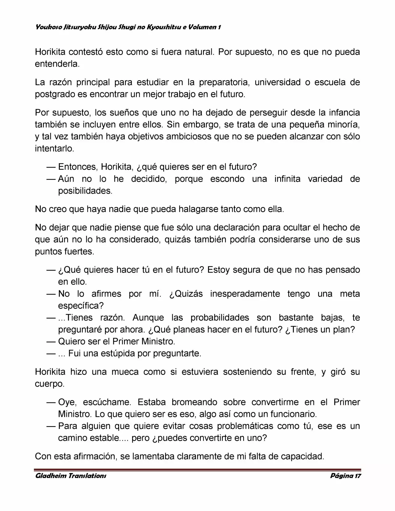 Página 17 del Manga