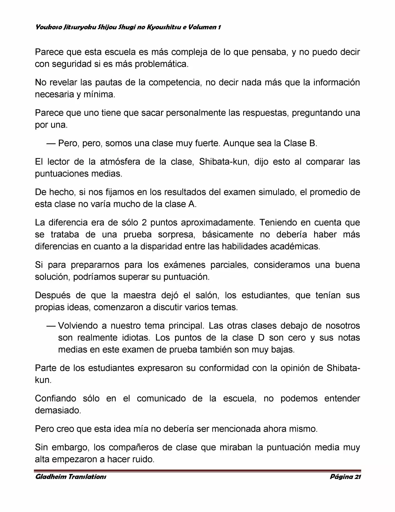 Página 21 del Manga