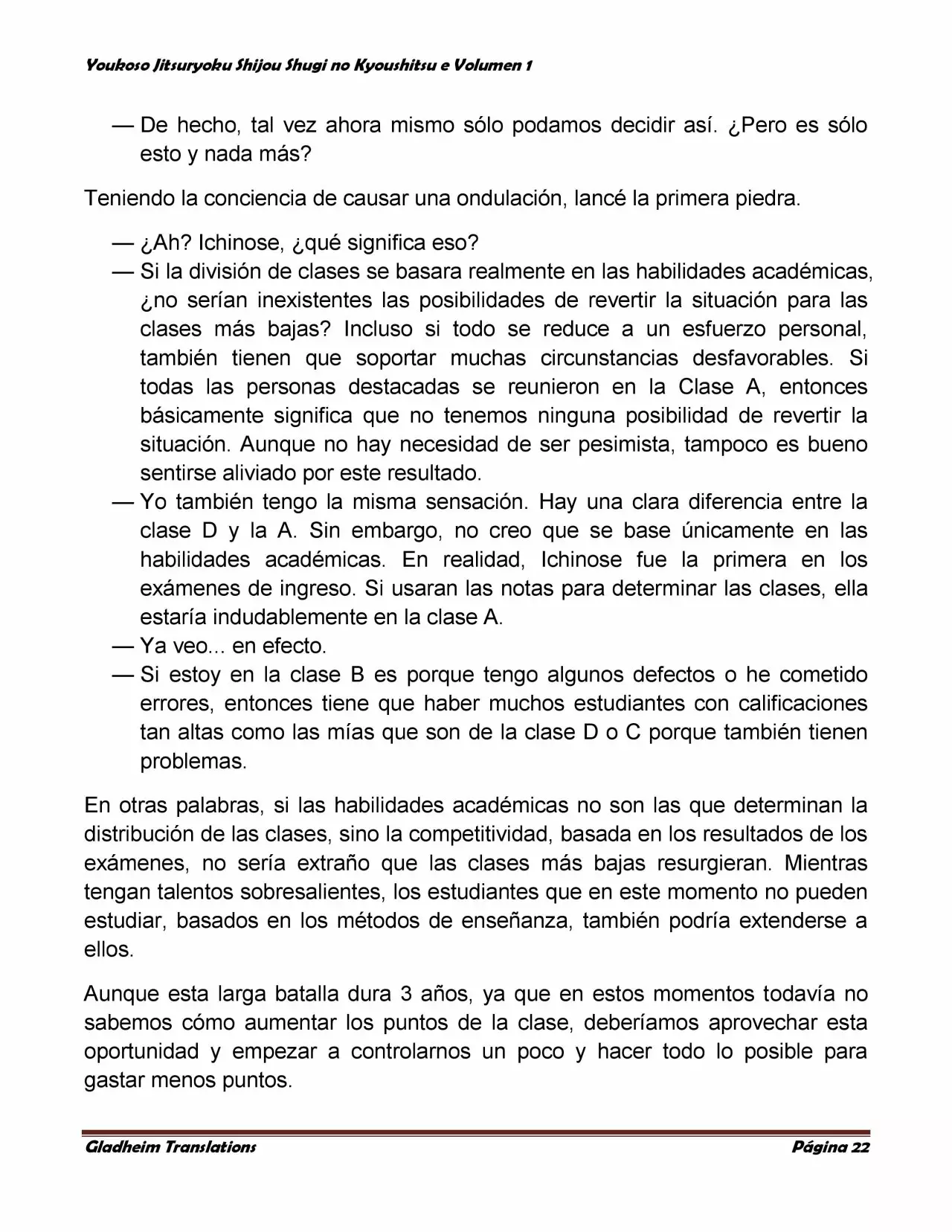 Página 22 del Manga