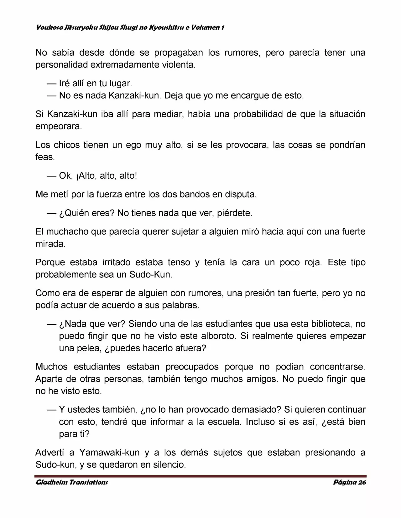 Página 26 del Manga