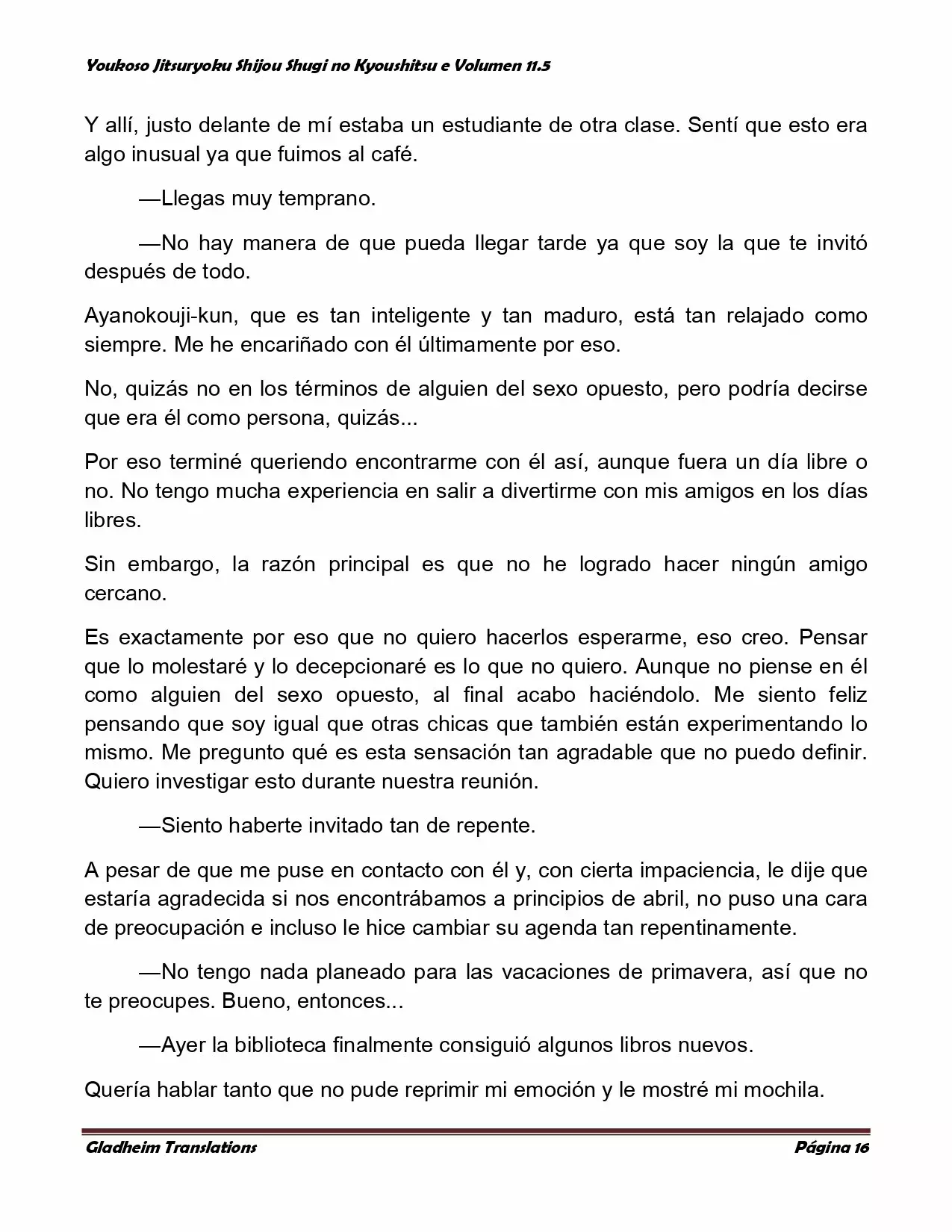 Página 16 del Manga