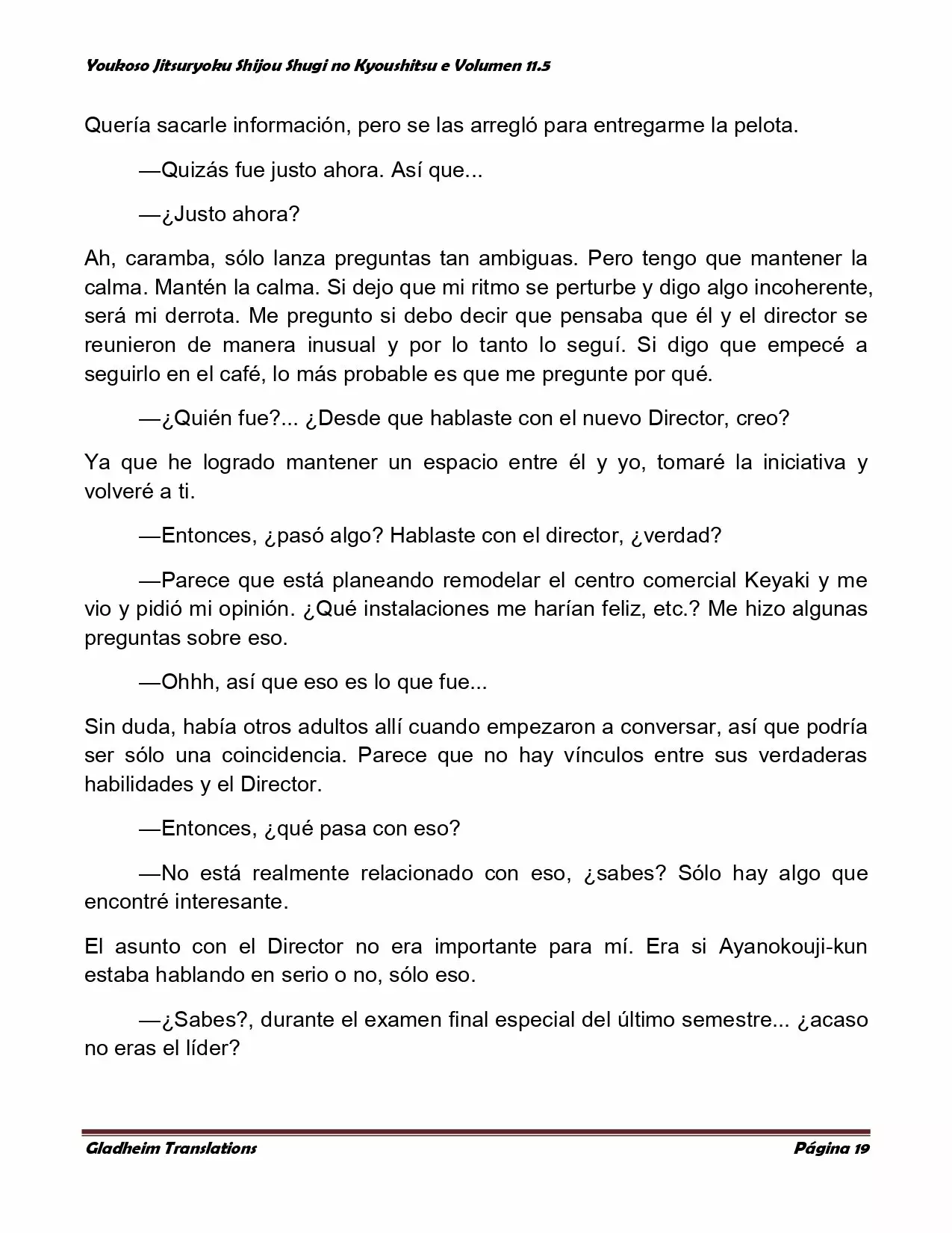 Página 19 del Manga