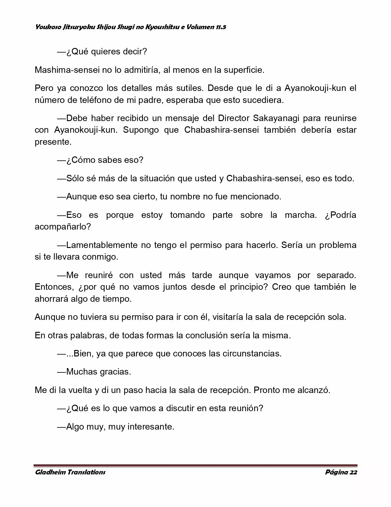 Página 22 del Manga