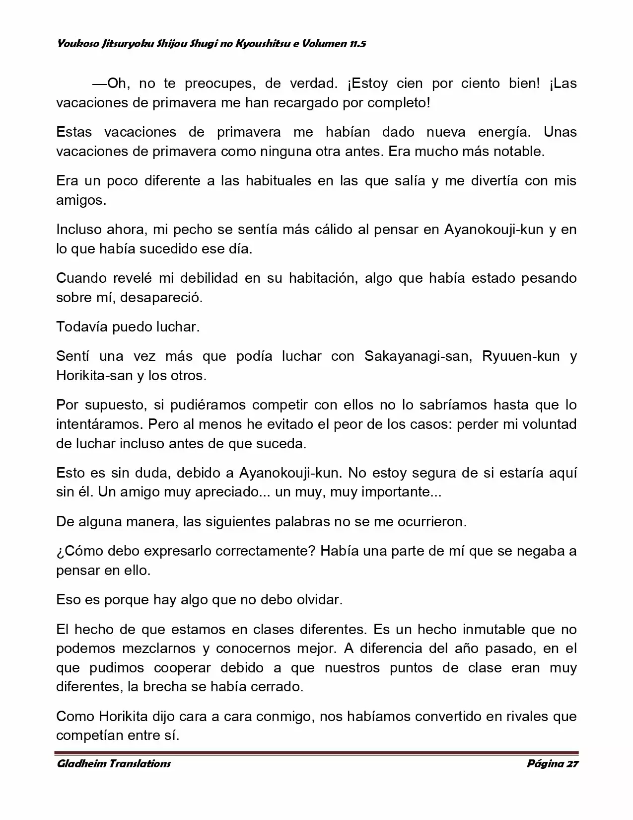 Página 27 del Manga