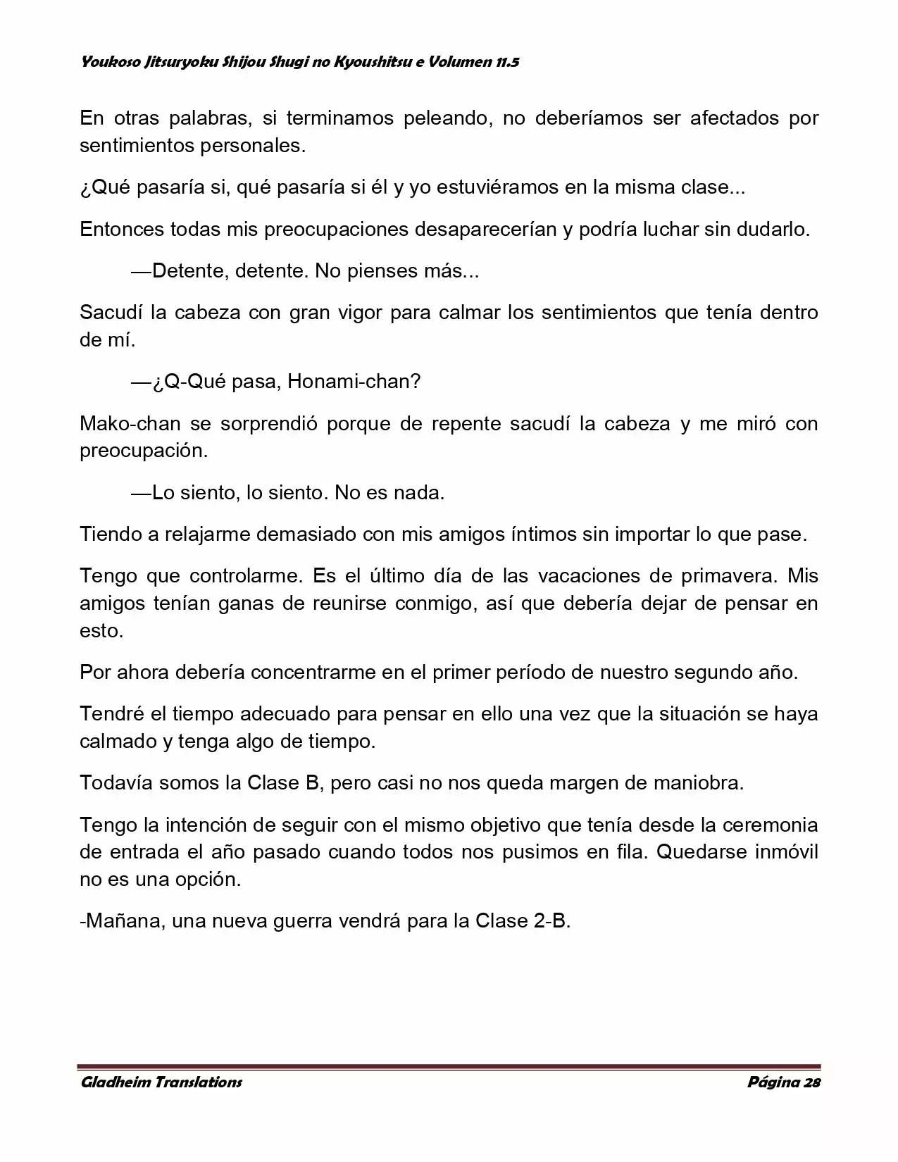 Página 28 del Manga