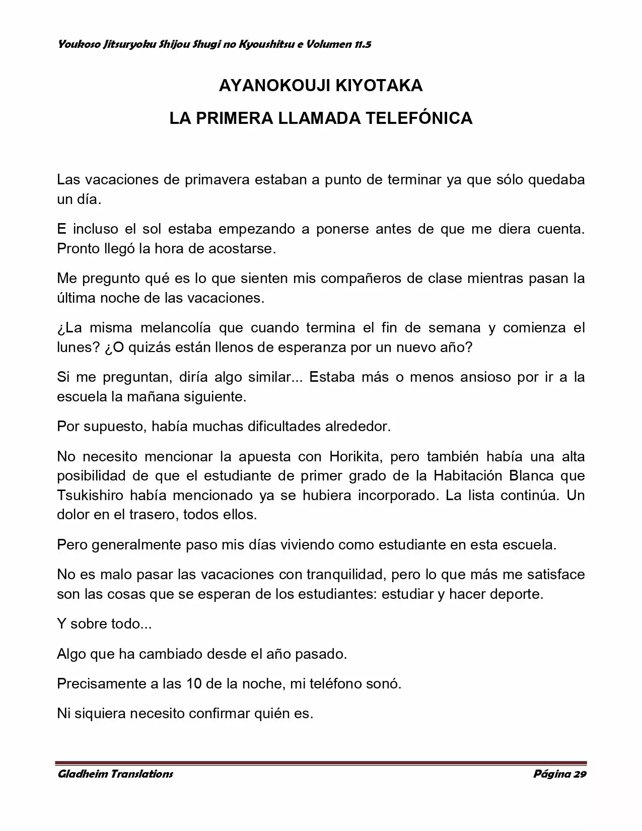 Página 29 del Manga