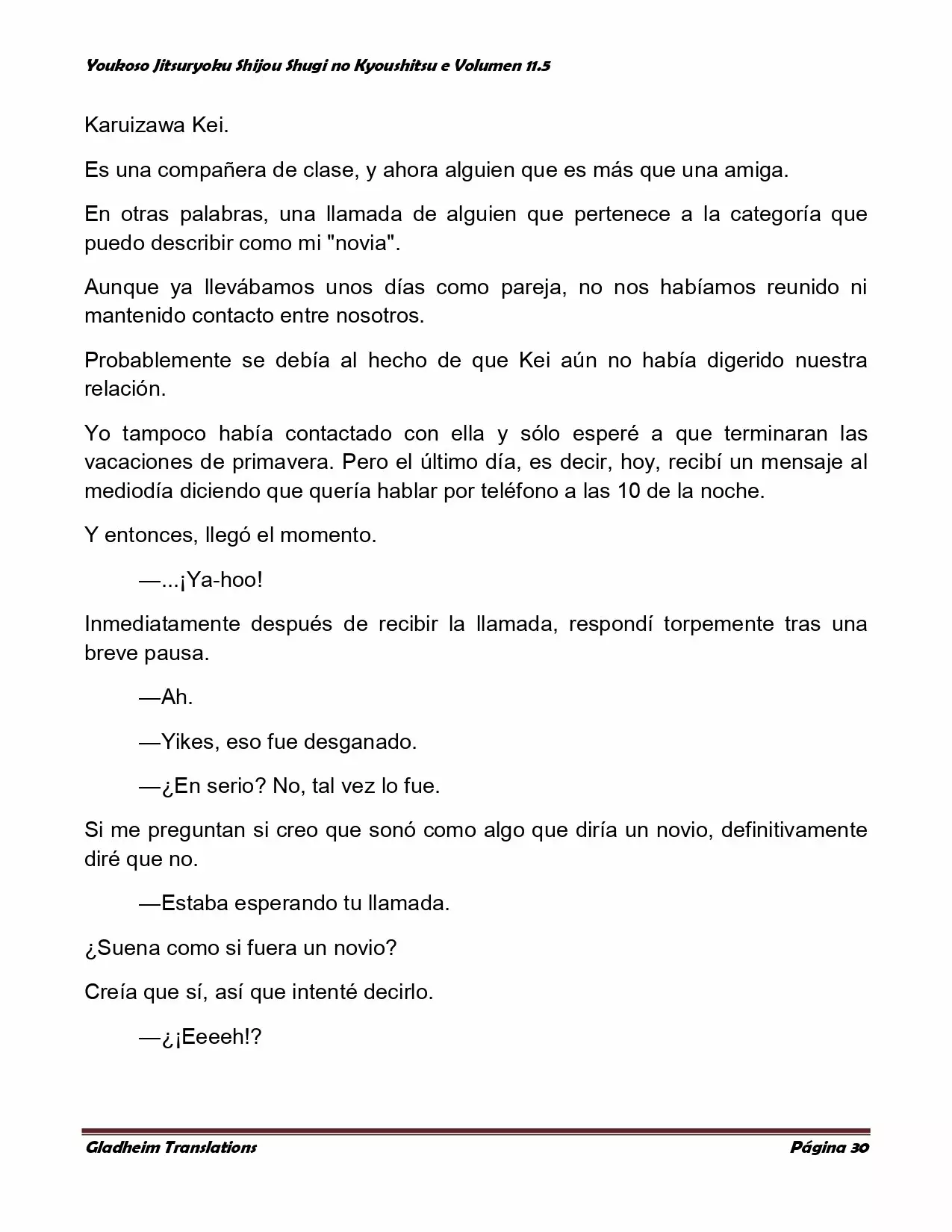 Página 30 del Manga