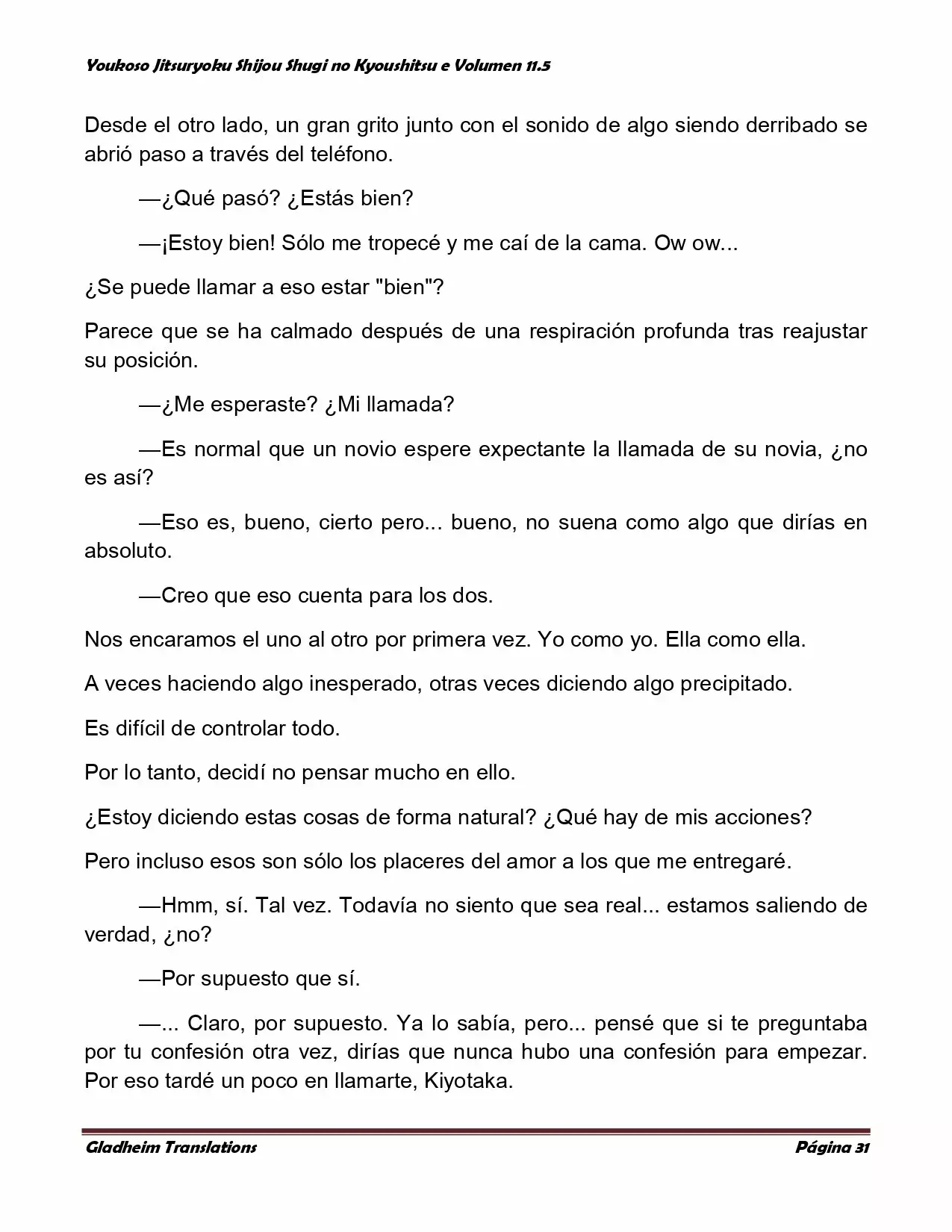 Página 31 del Manga