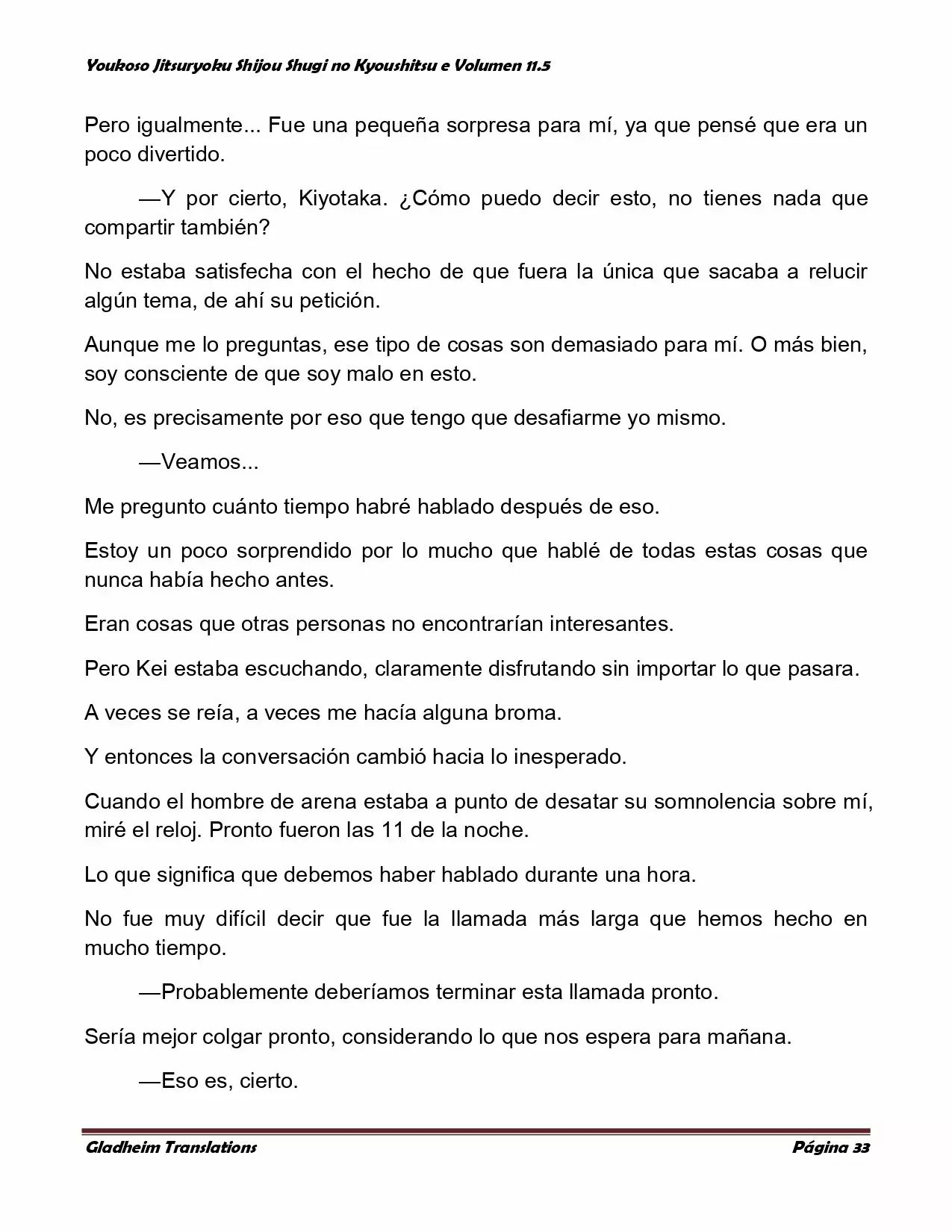 Página 33 del Manga