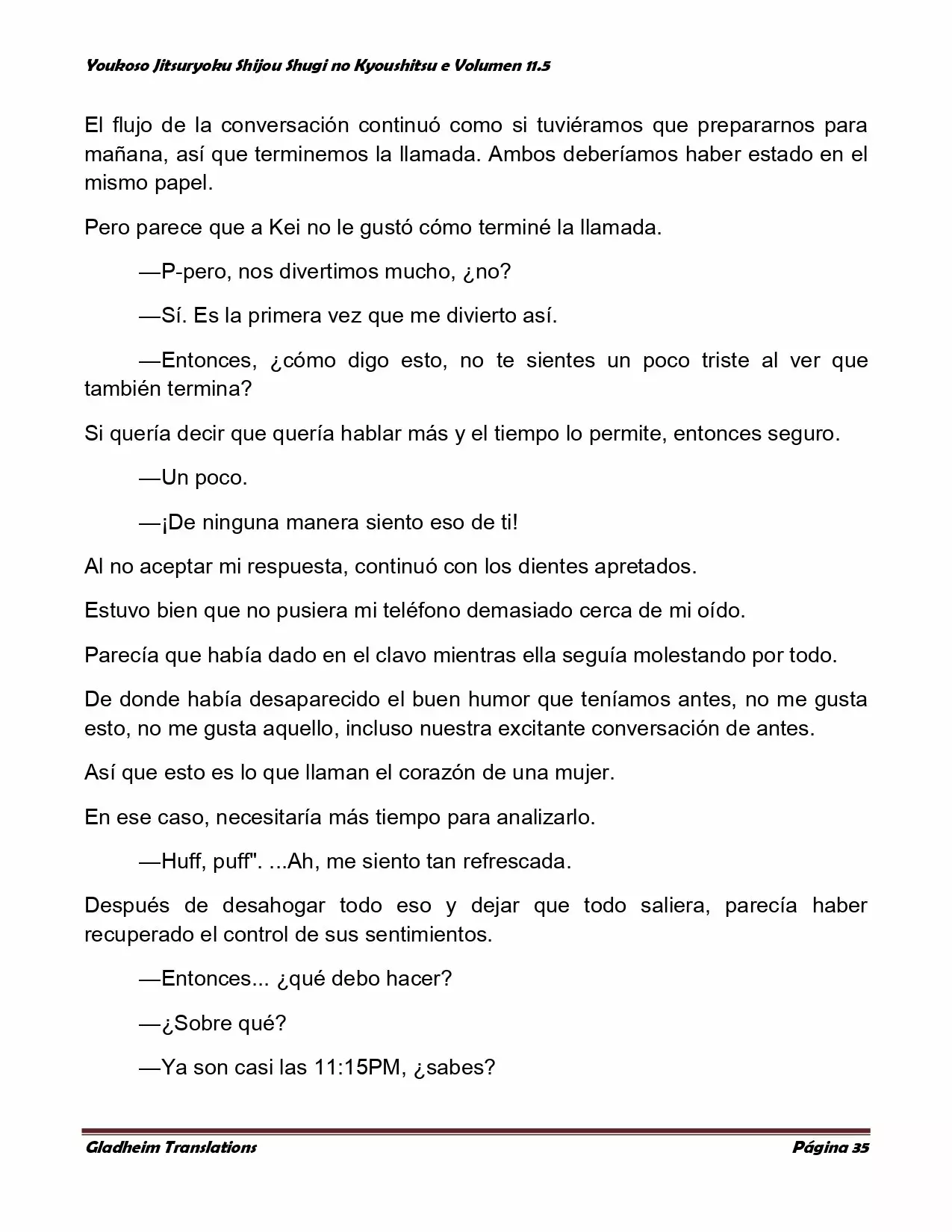 Página 35 del Manga