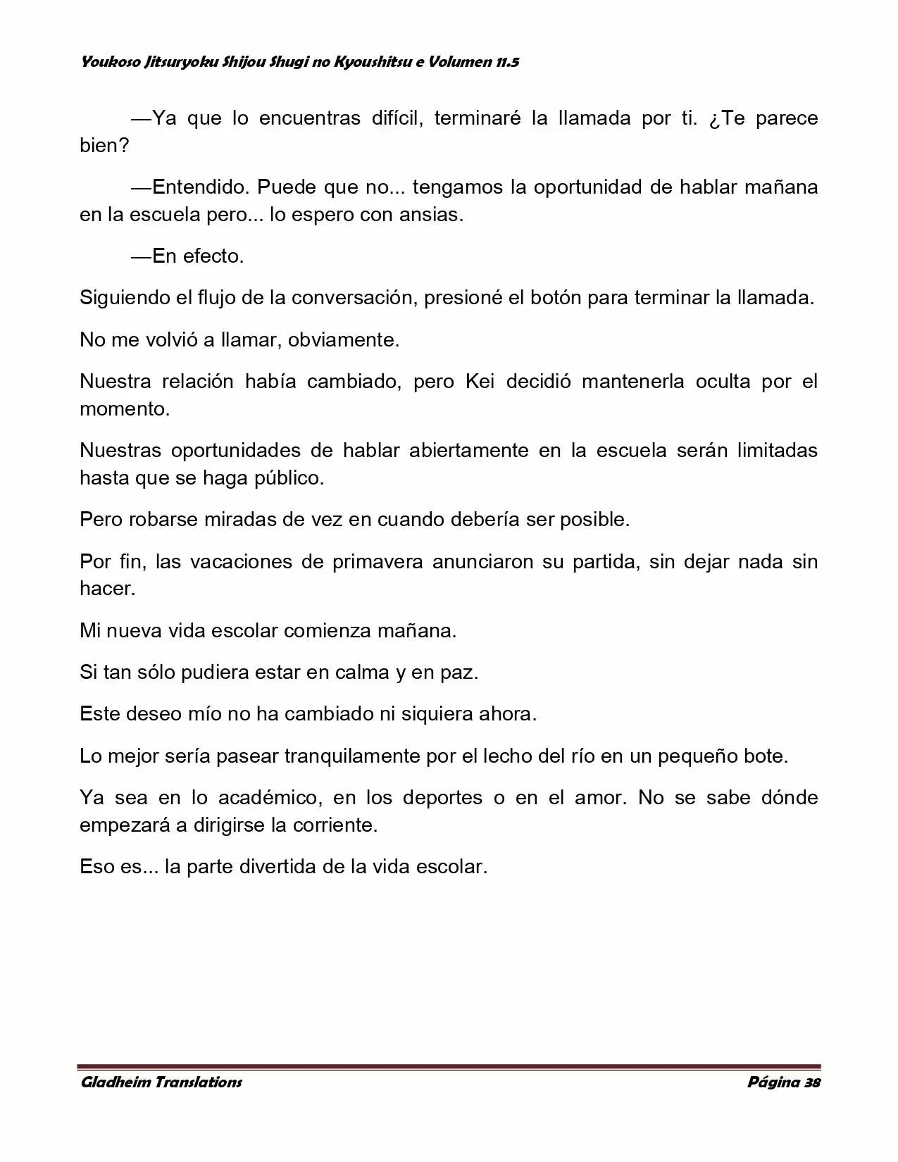 Página 38 del Manga