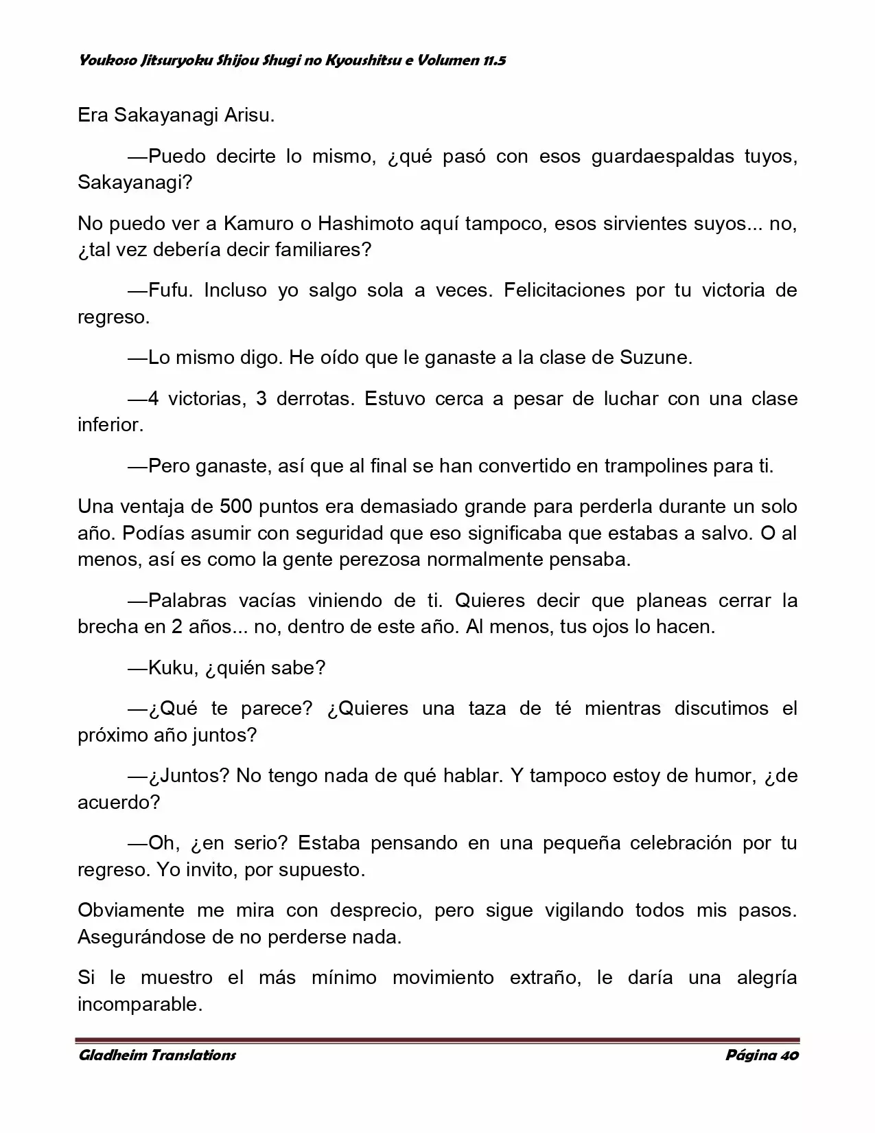 Página 40 del Manga