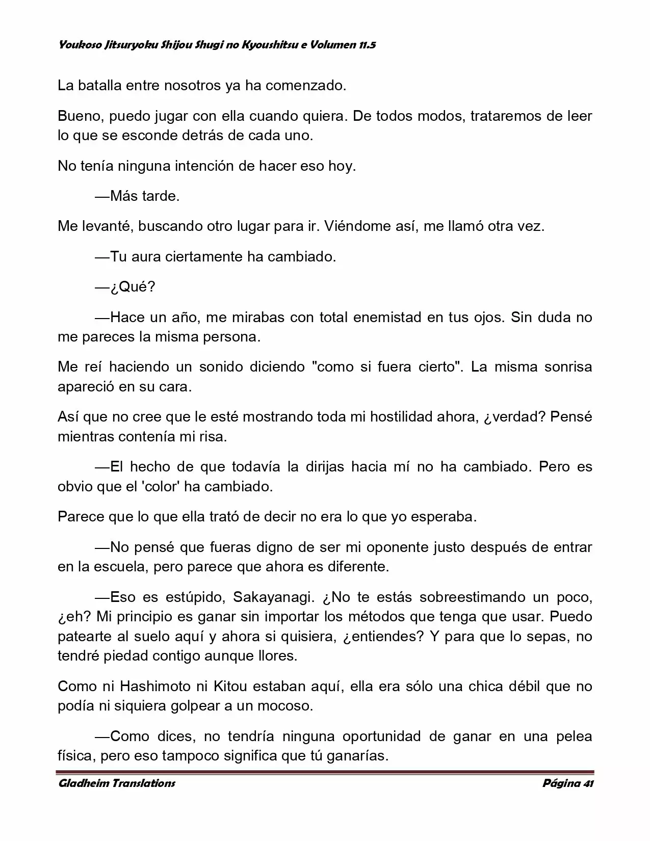 Página 41 del Manga