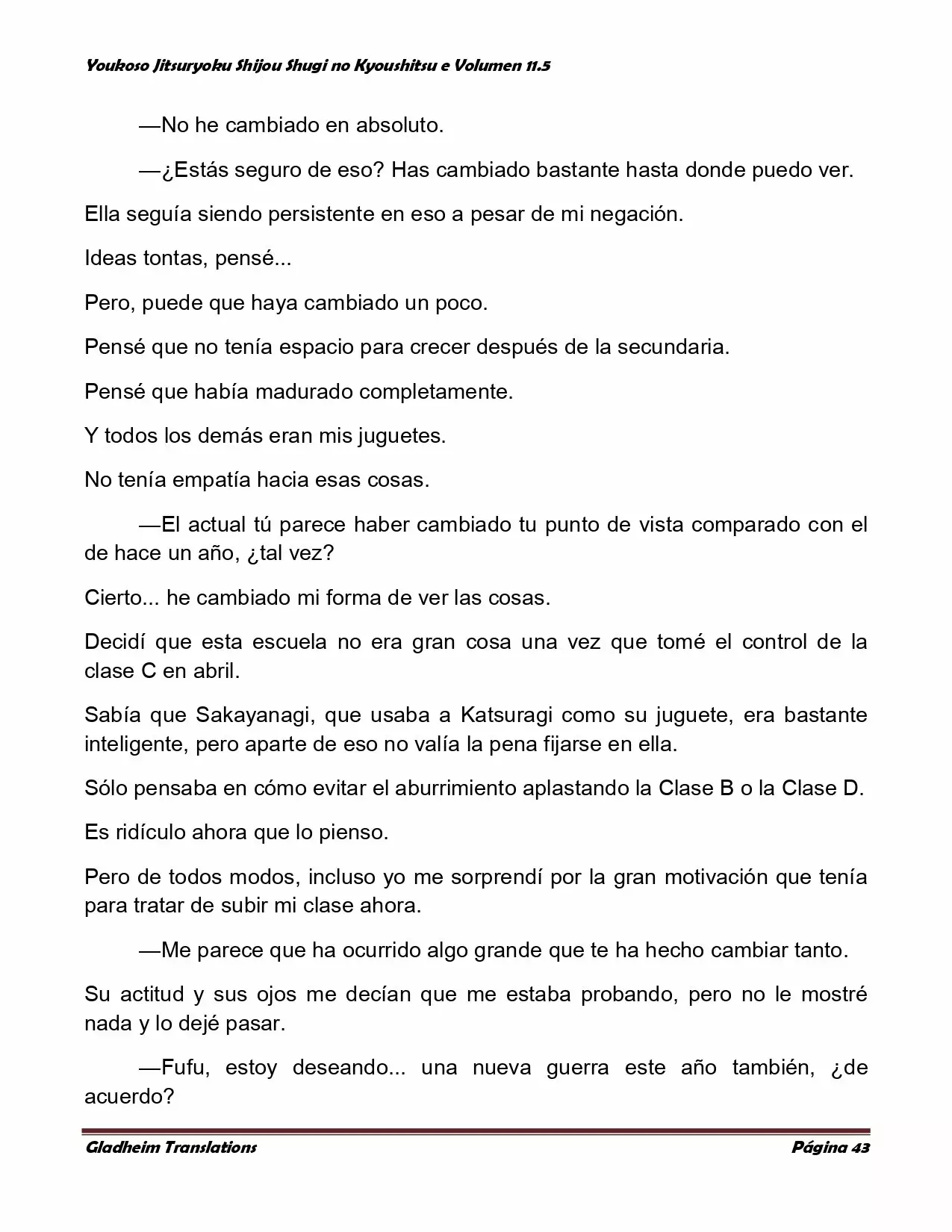 Página 43 del Manga