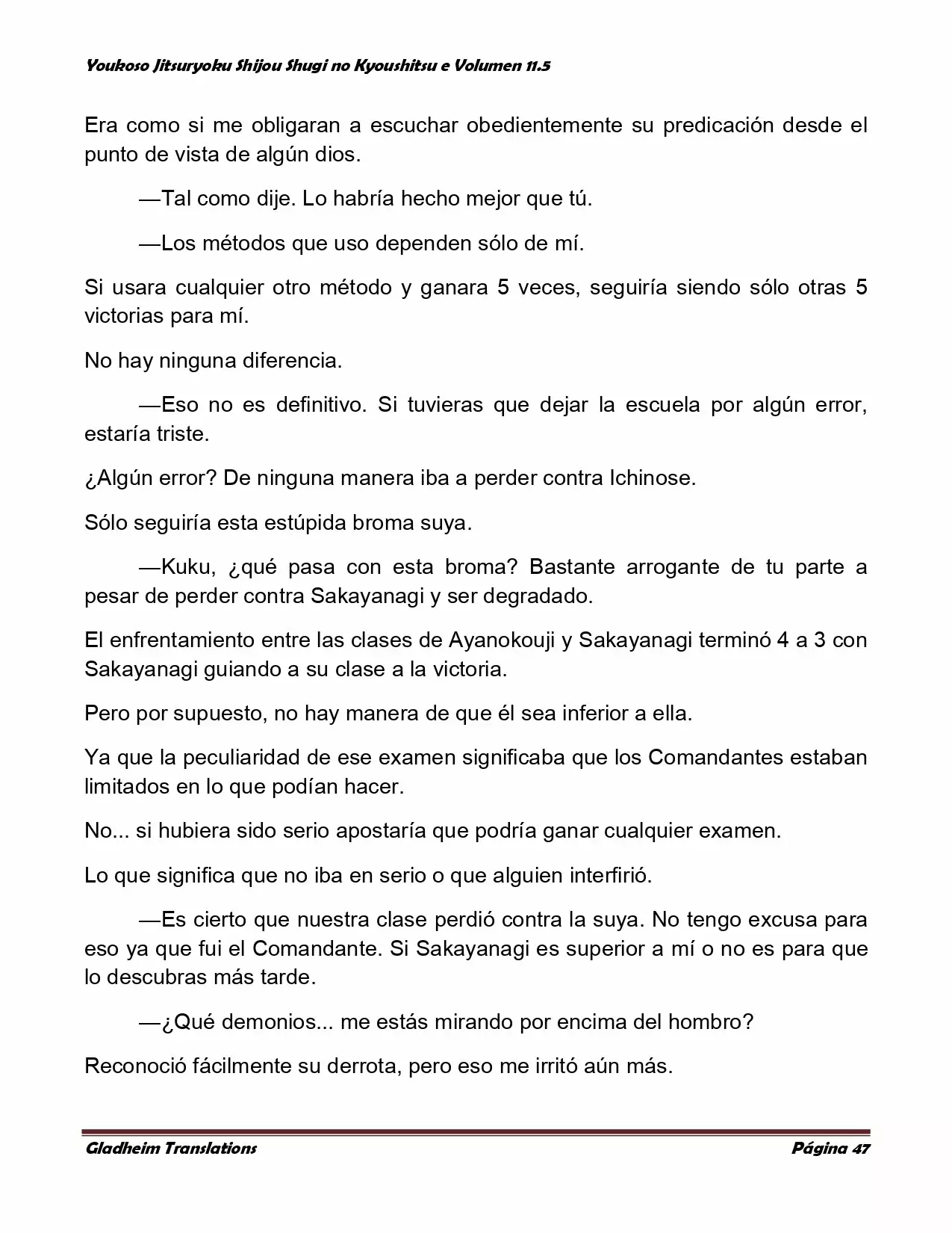 Página 47 del Manga