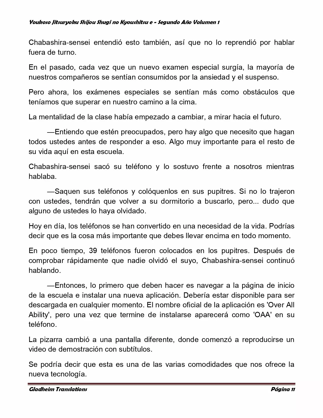 Página 11 del Manga