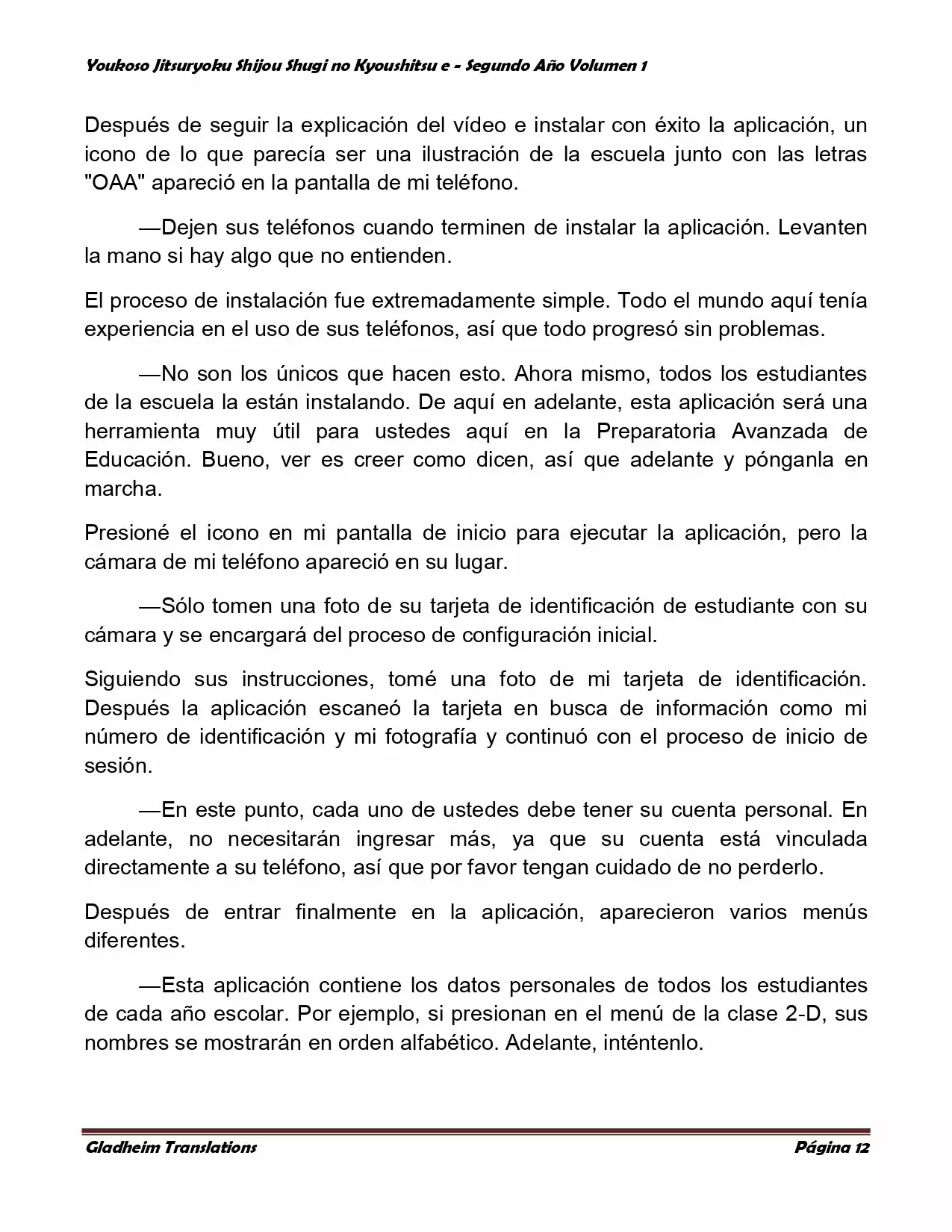 Página 12 del Manga