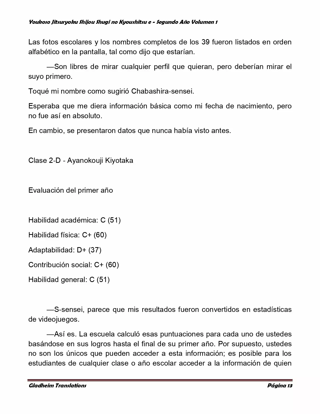 Página 13 del Manga