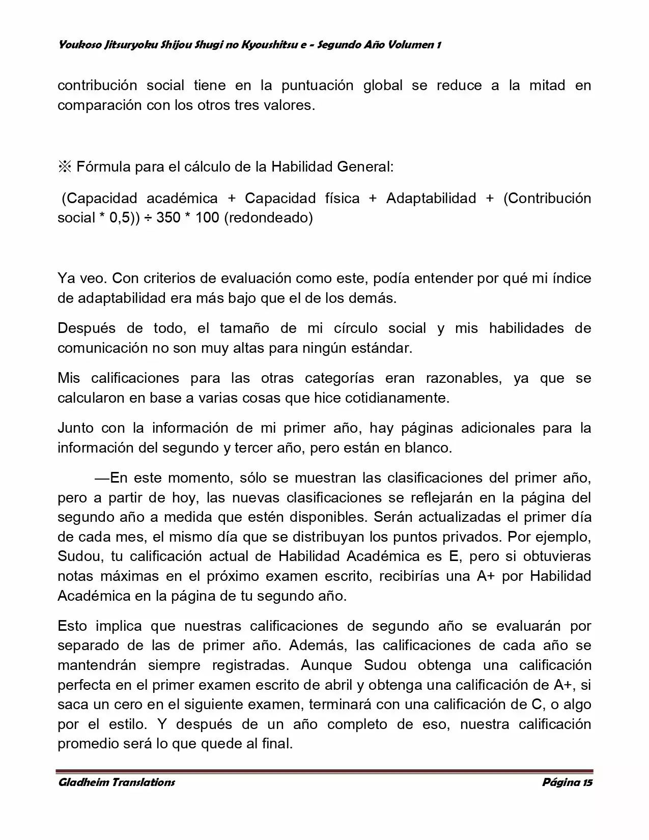 Página 15 del Manga