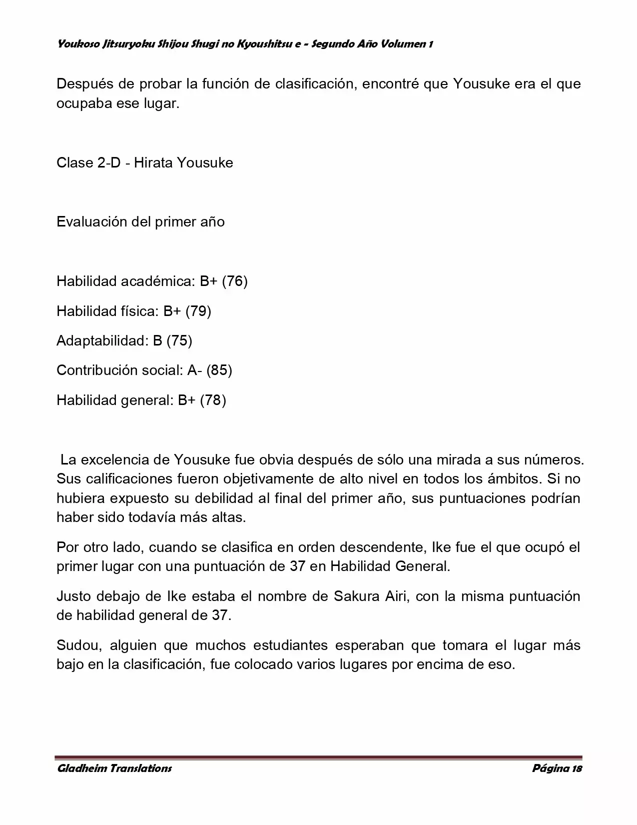 Página 18 del Manga