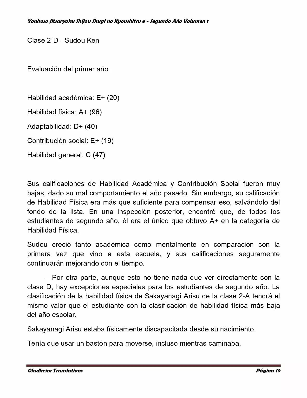 Página 19 del Manga