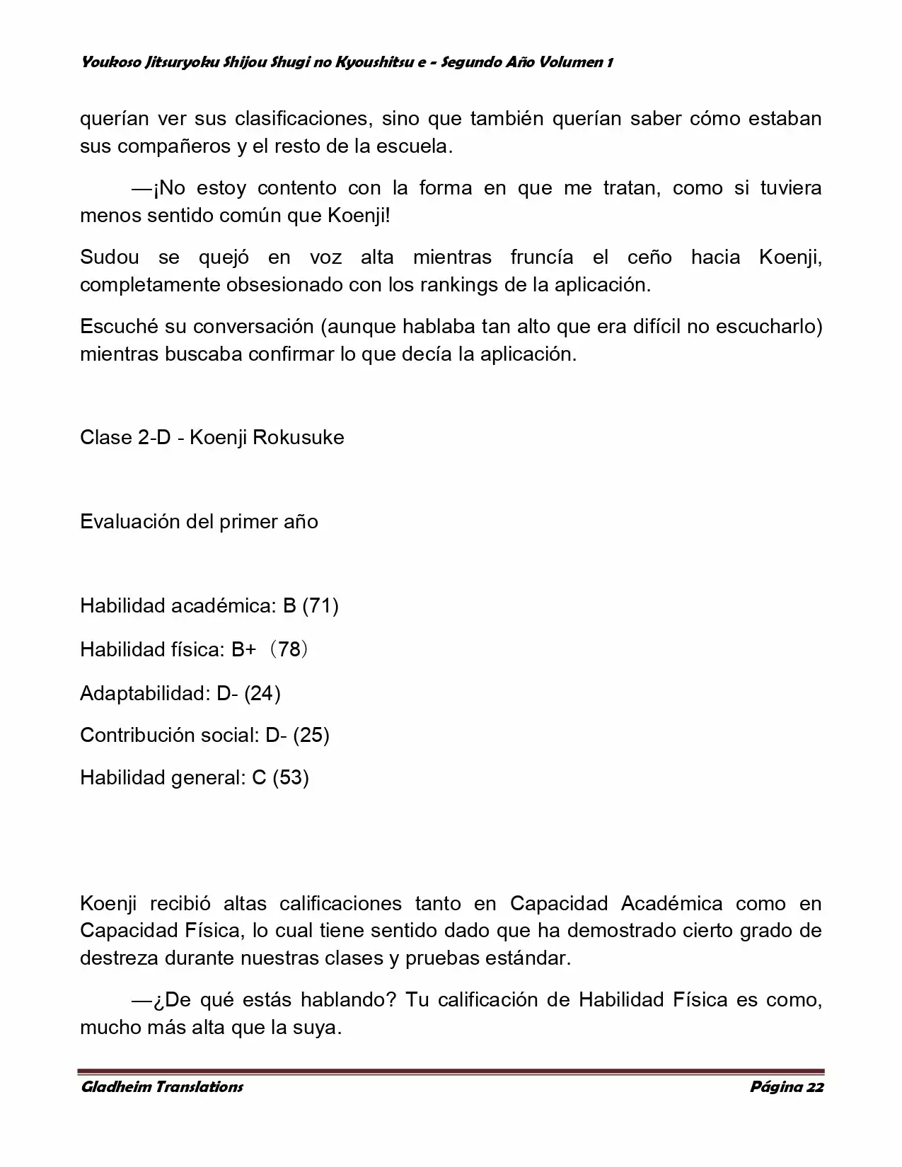 Página 22 del Manga