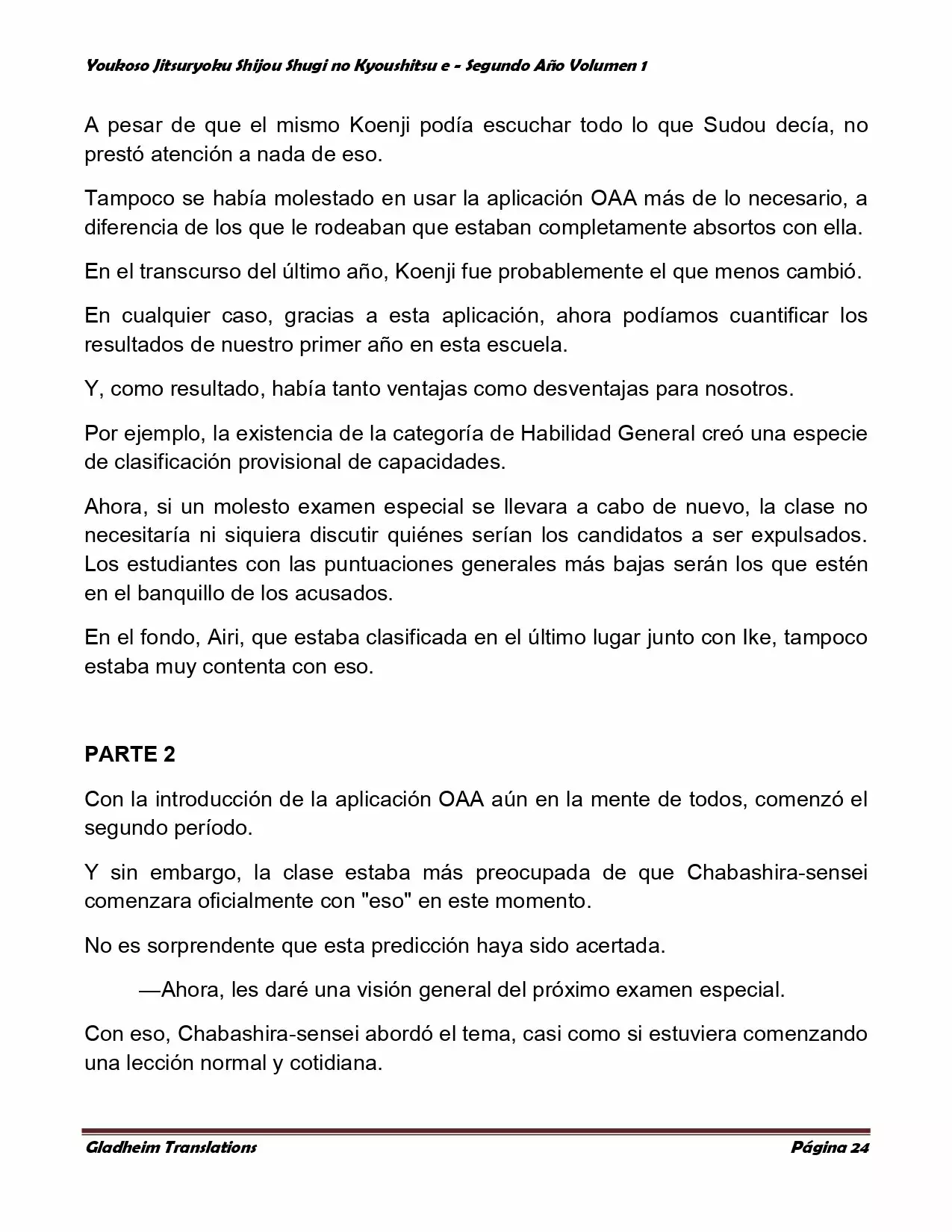 Página 24 del Manga