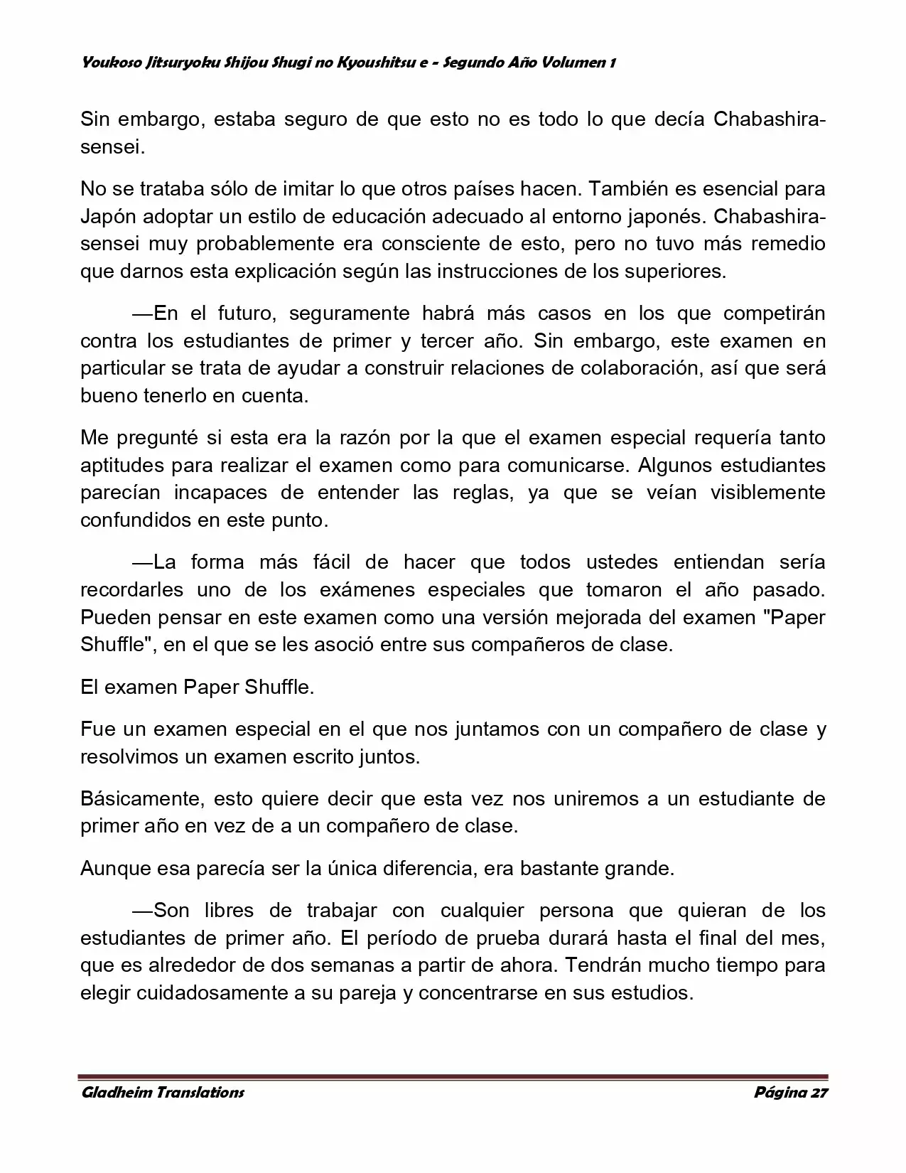 Página 27 del Manga