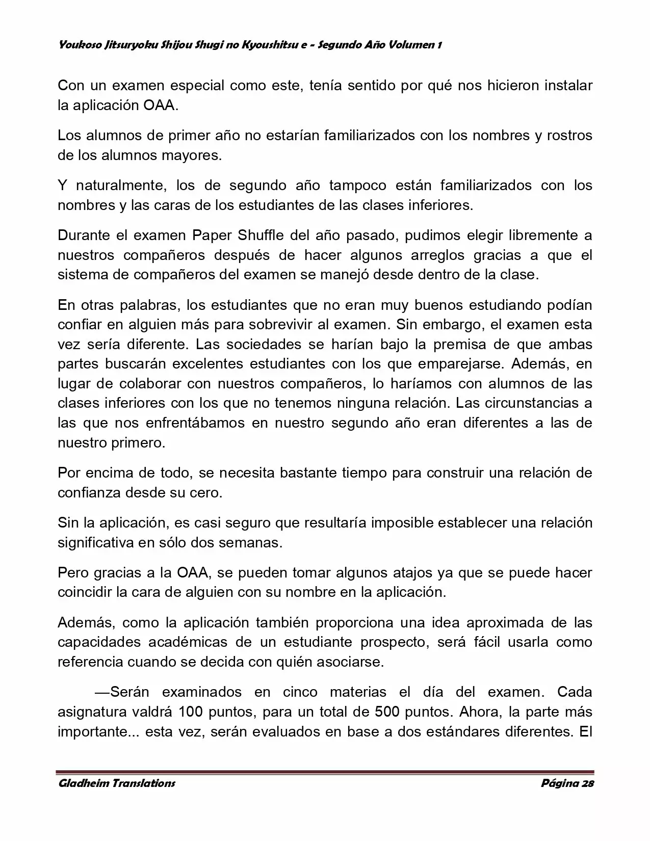 Página 28 del Manga