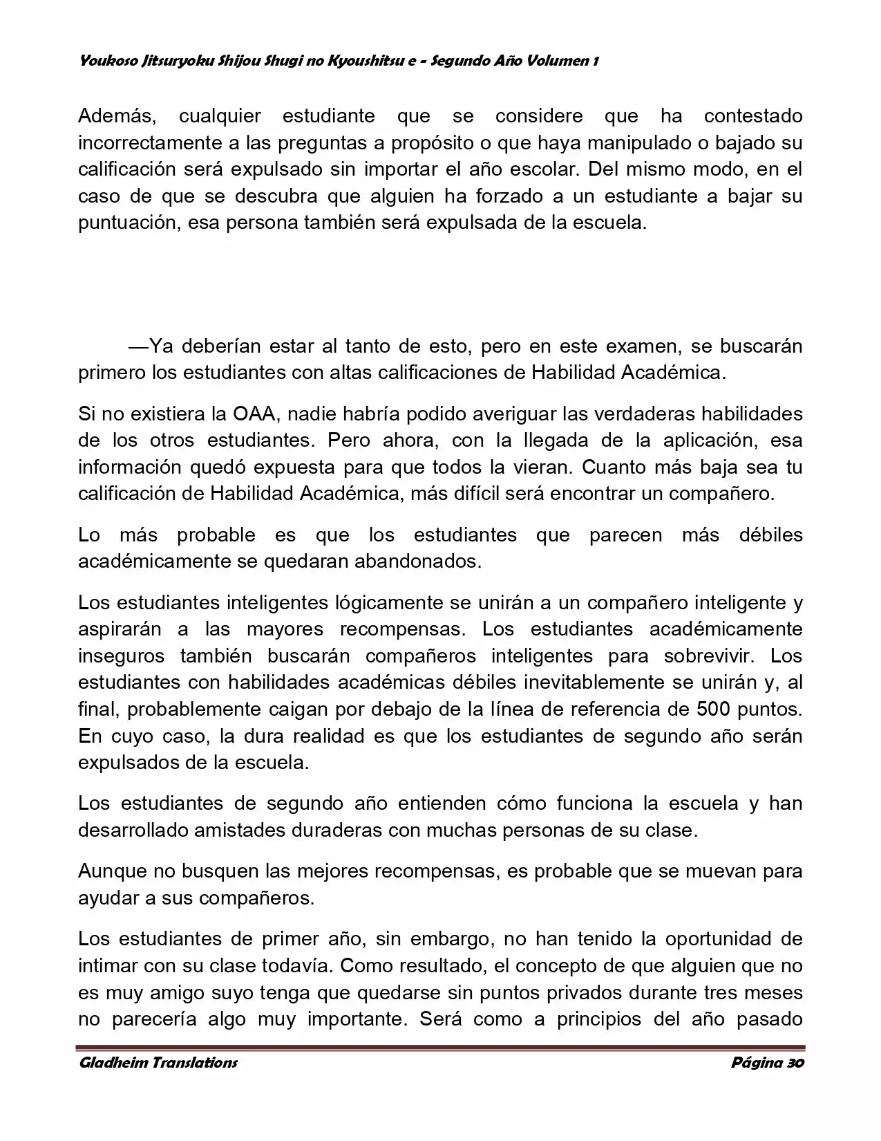 Página 30 del Manga