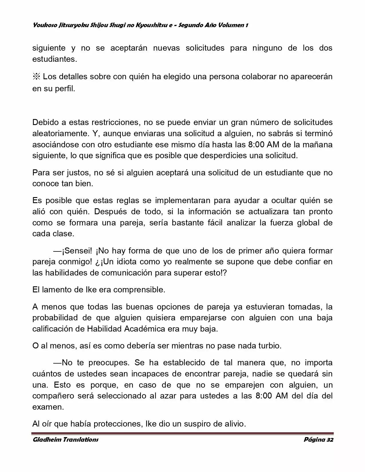 Página 32 del Manga