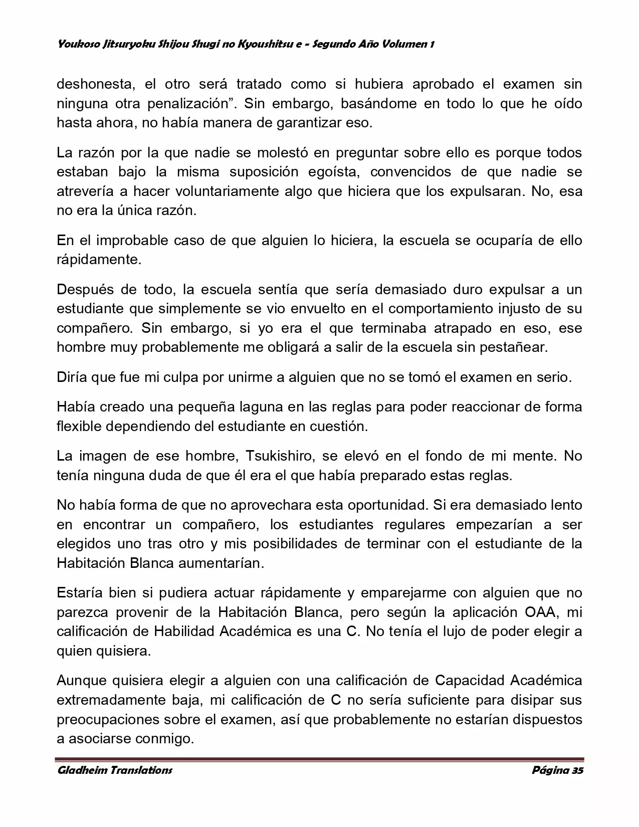 Página 35 del Manga
