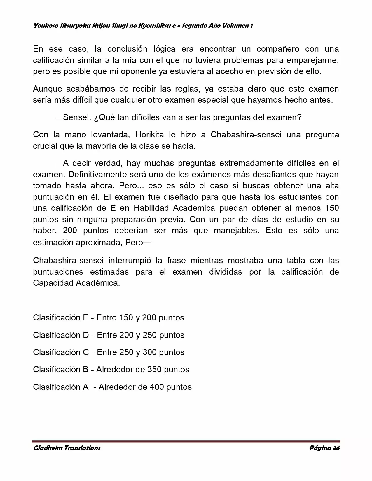 Página 36 del Manga