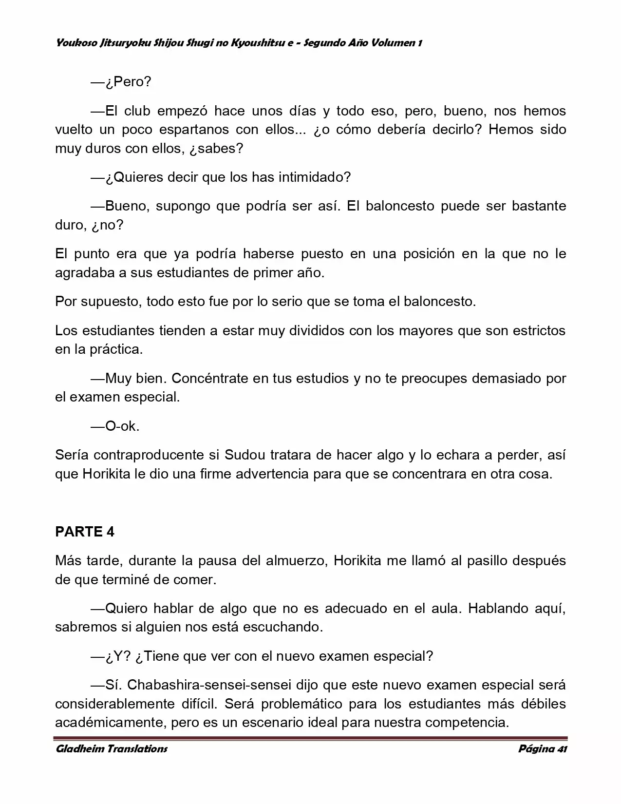 Página 41 del Manga