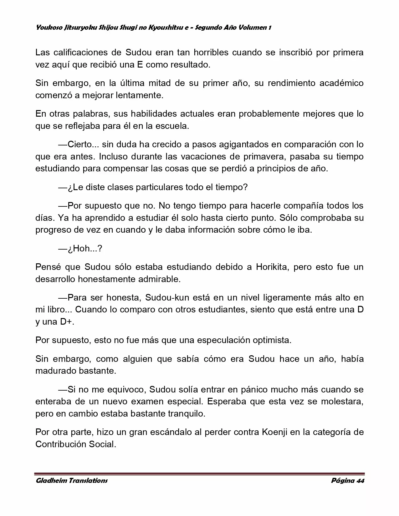 Página 44 del Manga