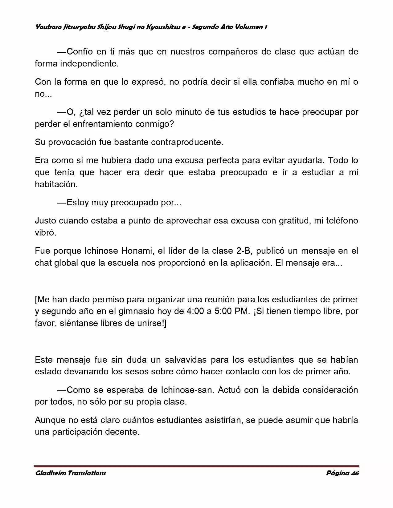 Página 46 del Manga