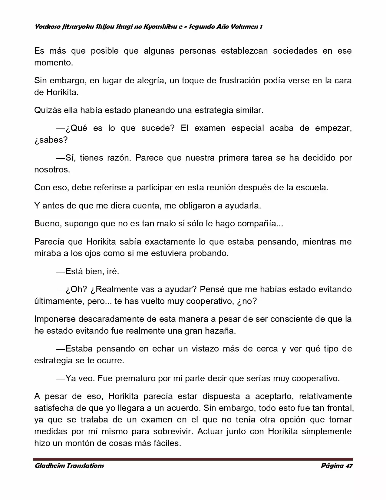 Página 47 del Manga