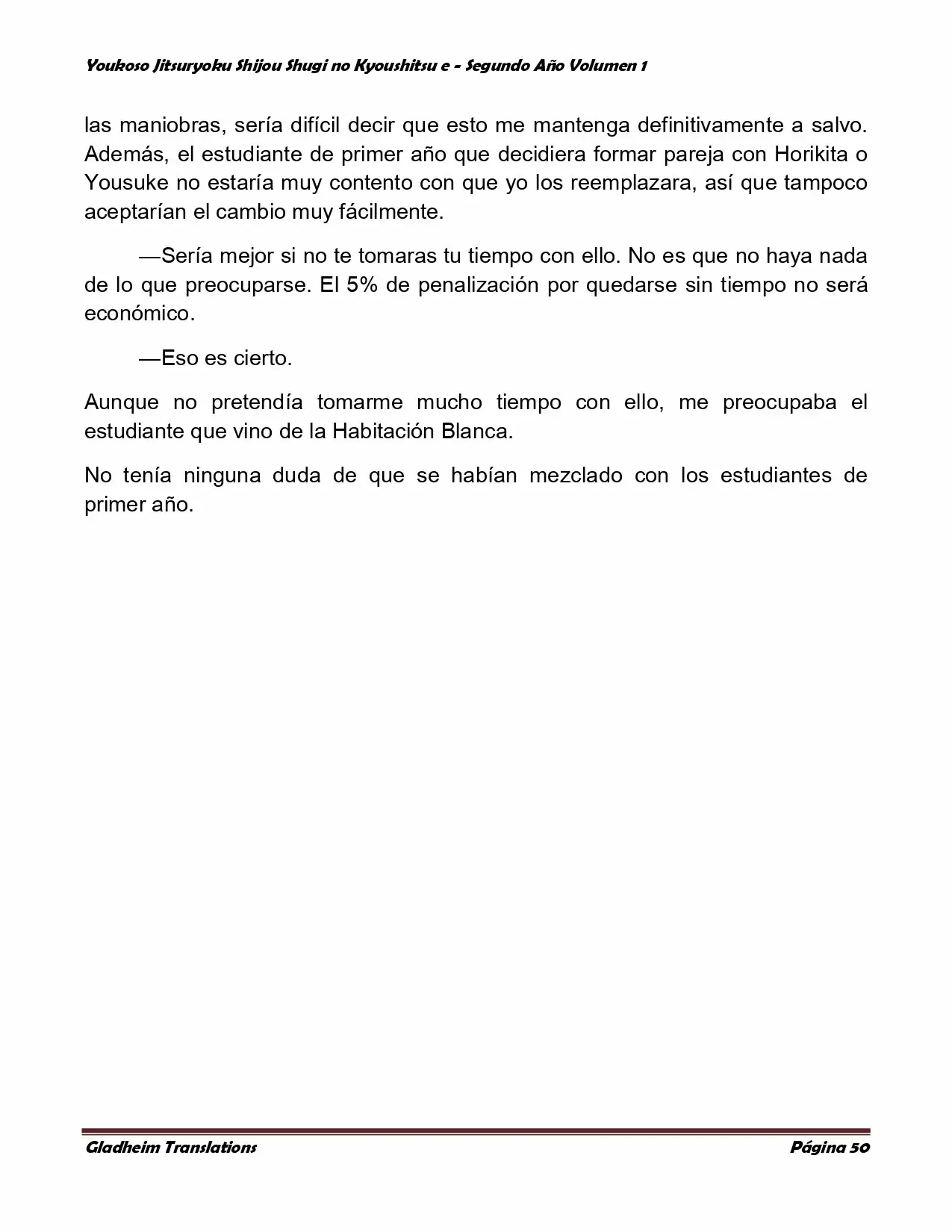 Página 50 del Manga