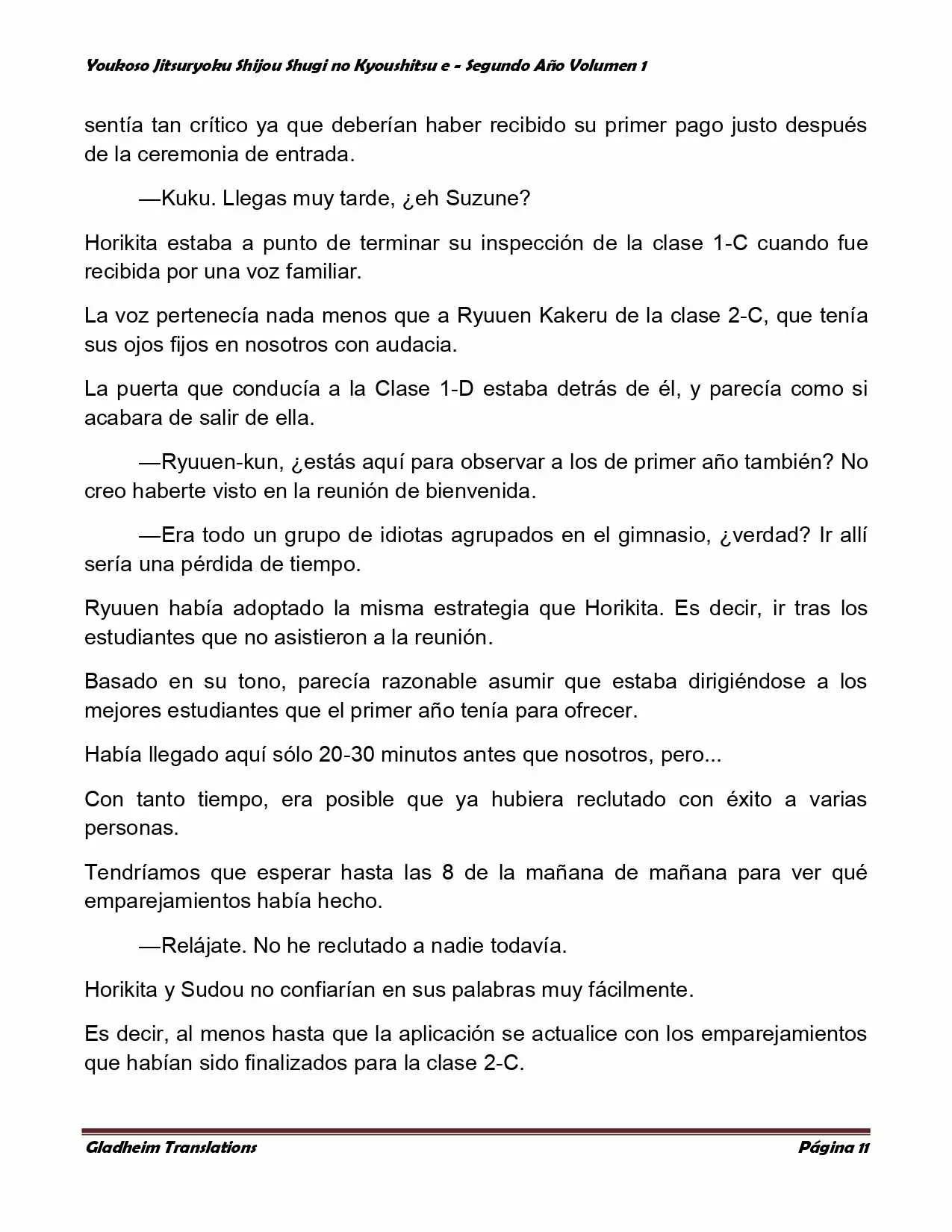 Página 11 del Manga