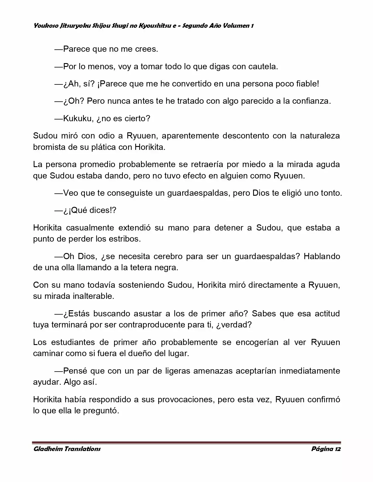 Página 12 del Manga