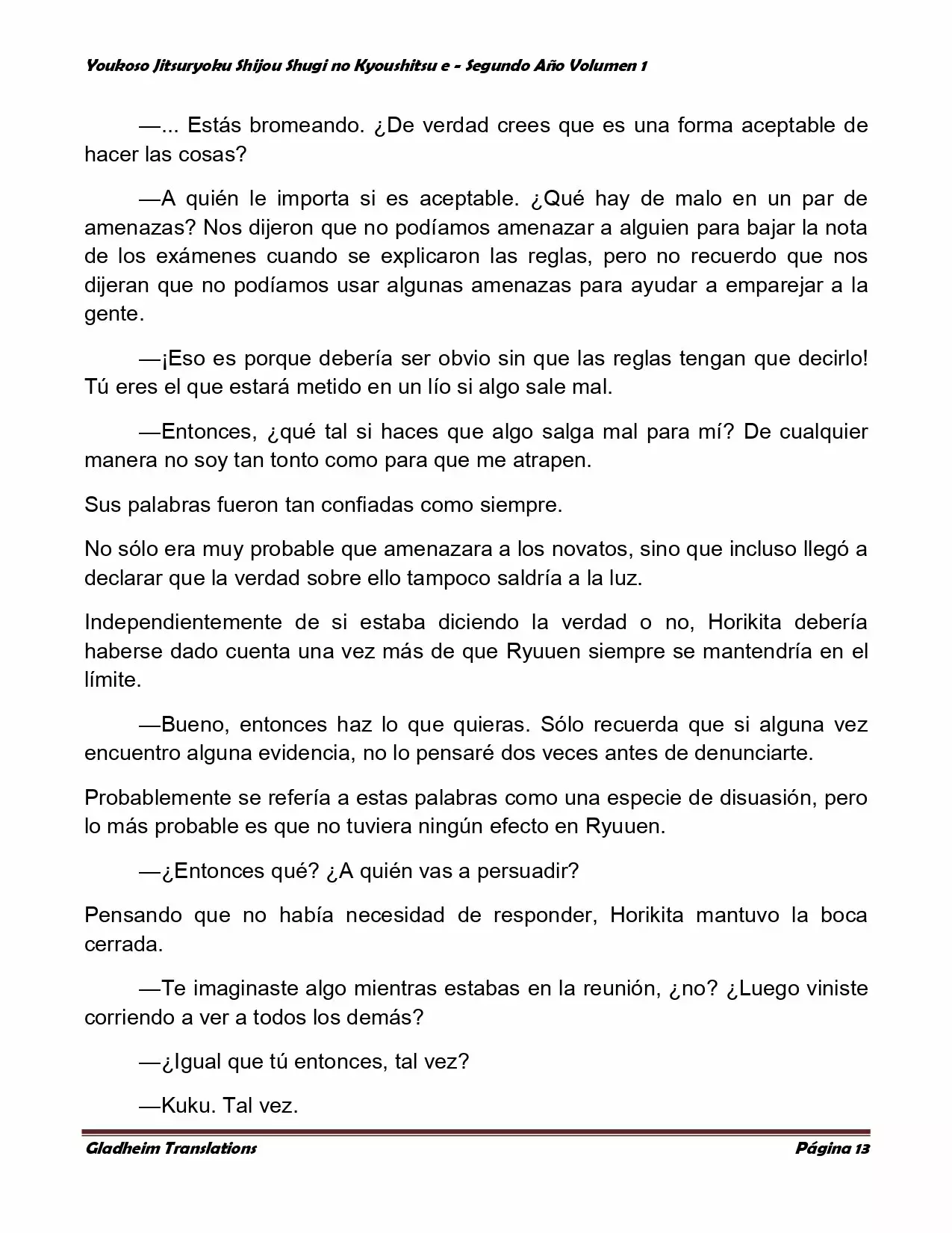 Página 13 del Manga