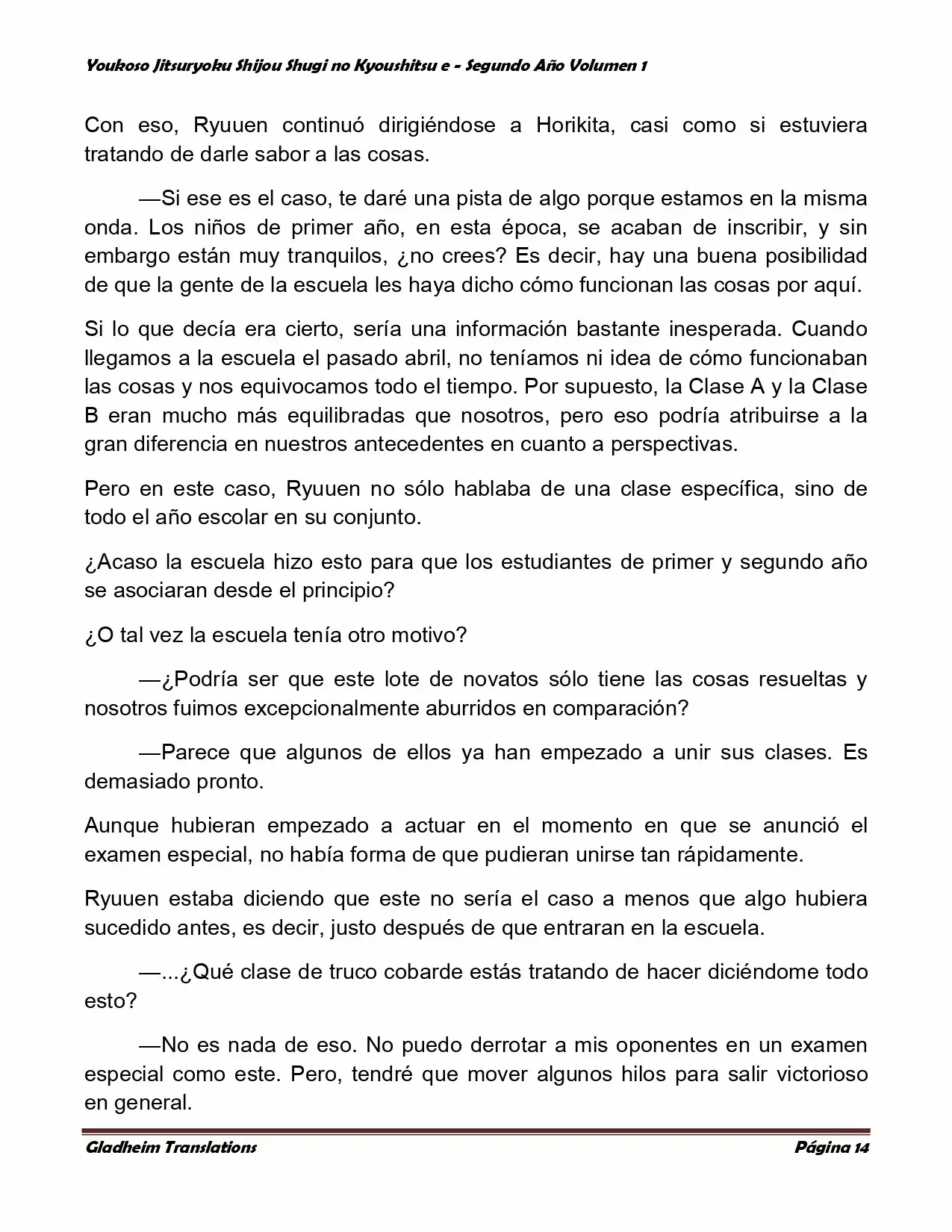 Página 14 del Manga