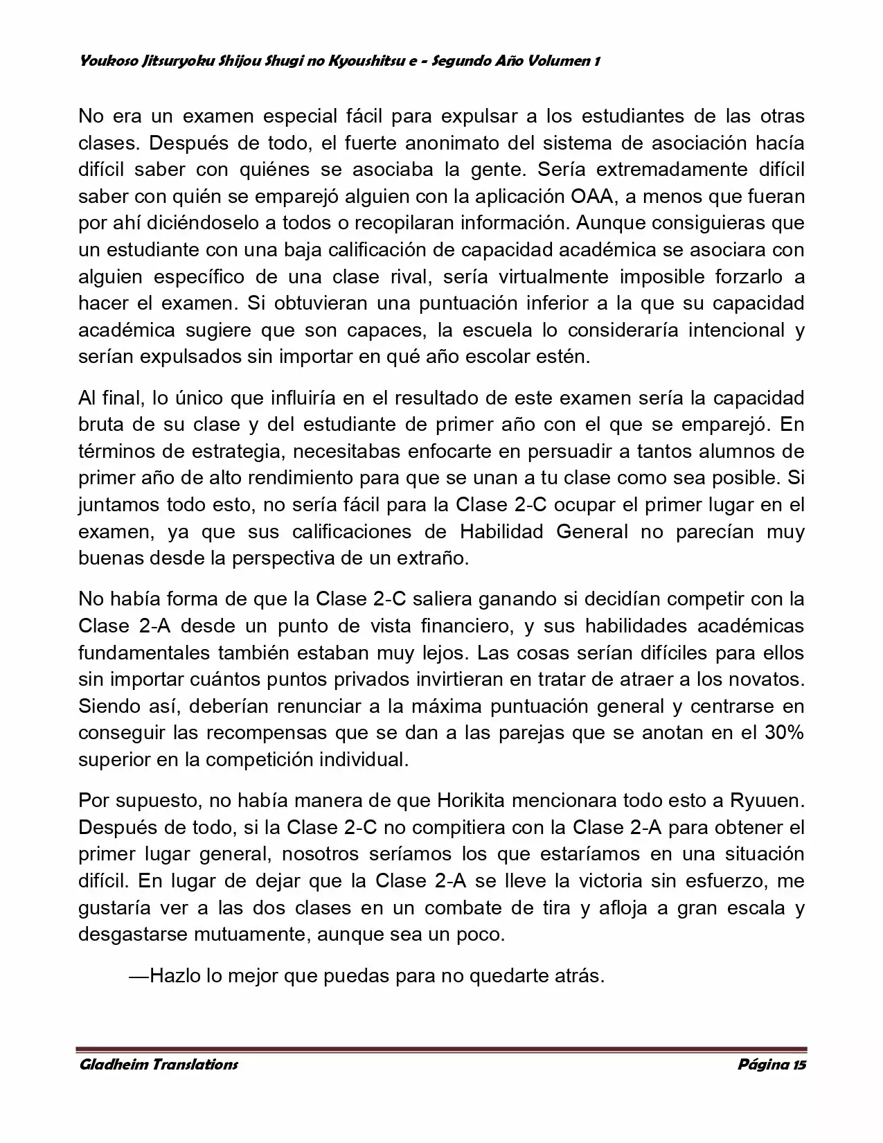 Página 15 del Manga