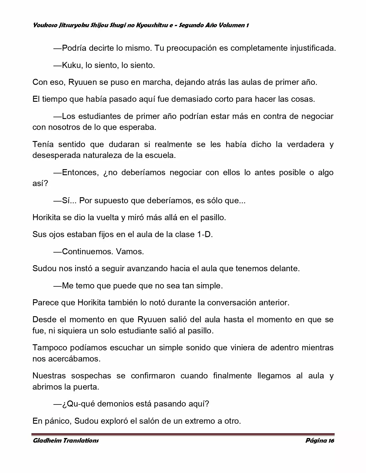 Página 16 del Manga