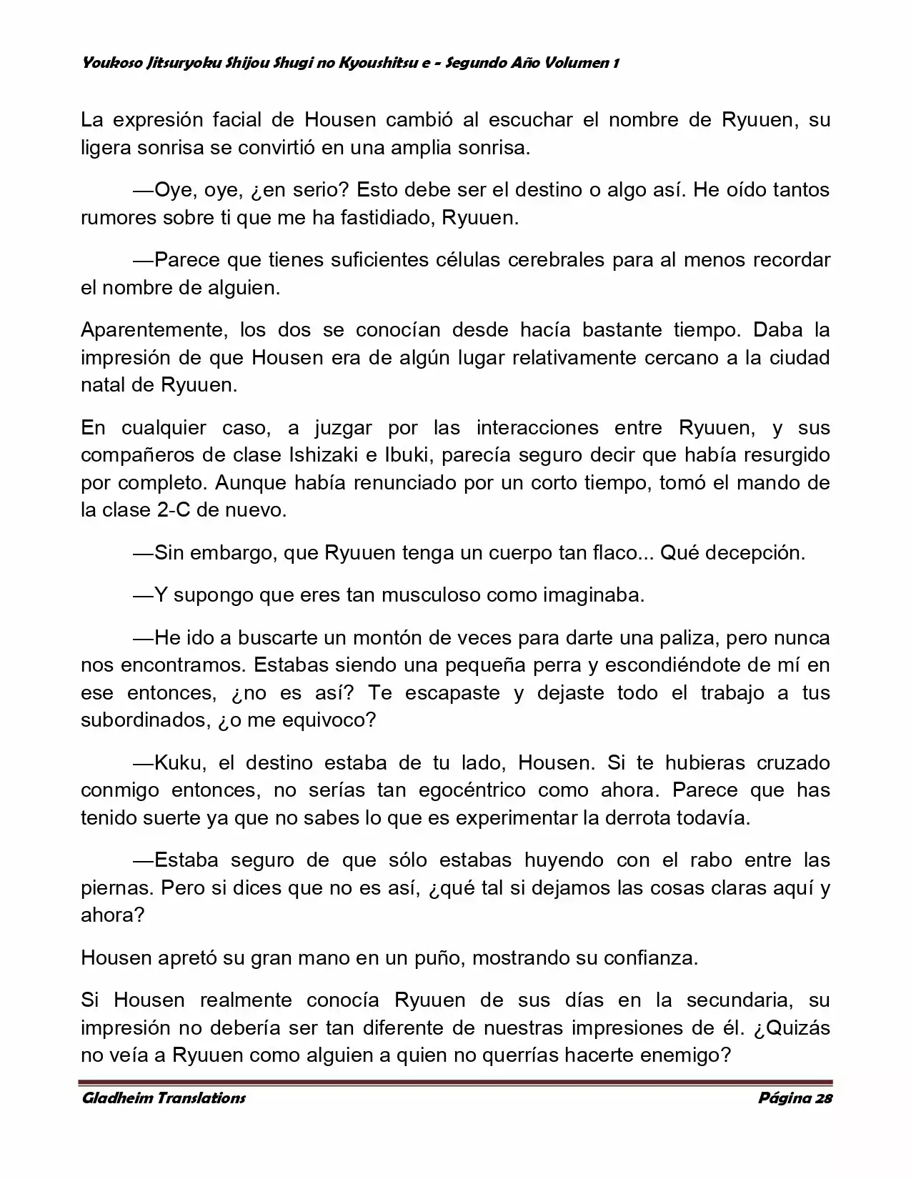 Página 28 del Manga