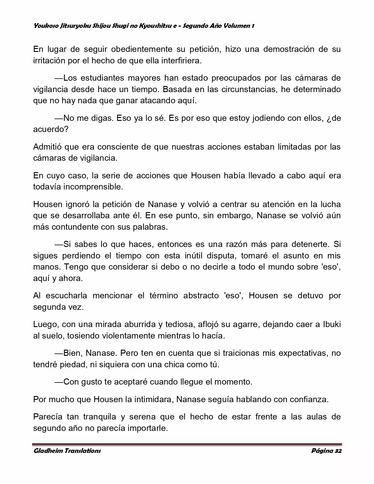 Página 32 del Manga