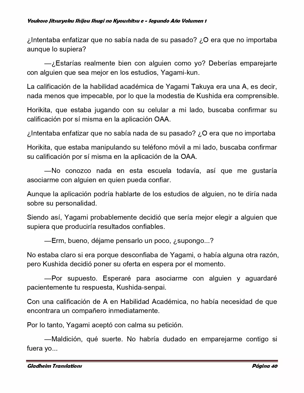 Página 40 del Manga